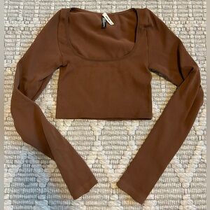 Sunday best cropped long sleeve